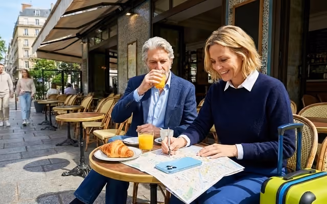 Paar im Cafe