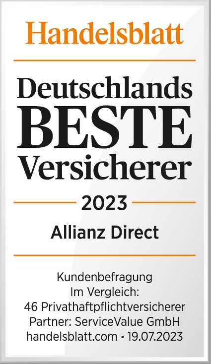 Siegel Handelsblatt: Deutschlands beste Privathaftpflicht-Versicherer